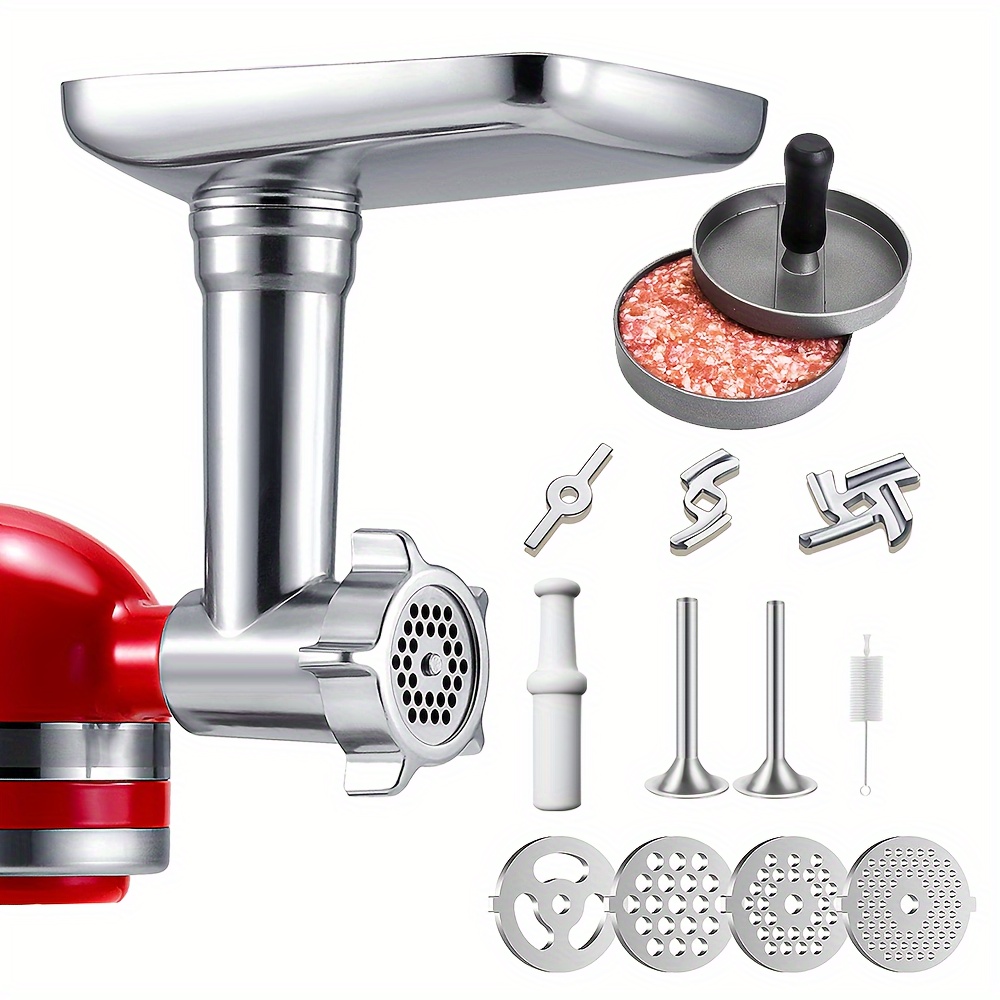 Meat Grinder Attachment For KitchenAid Stand Mixers Sausage Stuffer Oval  Tray