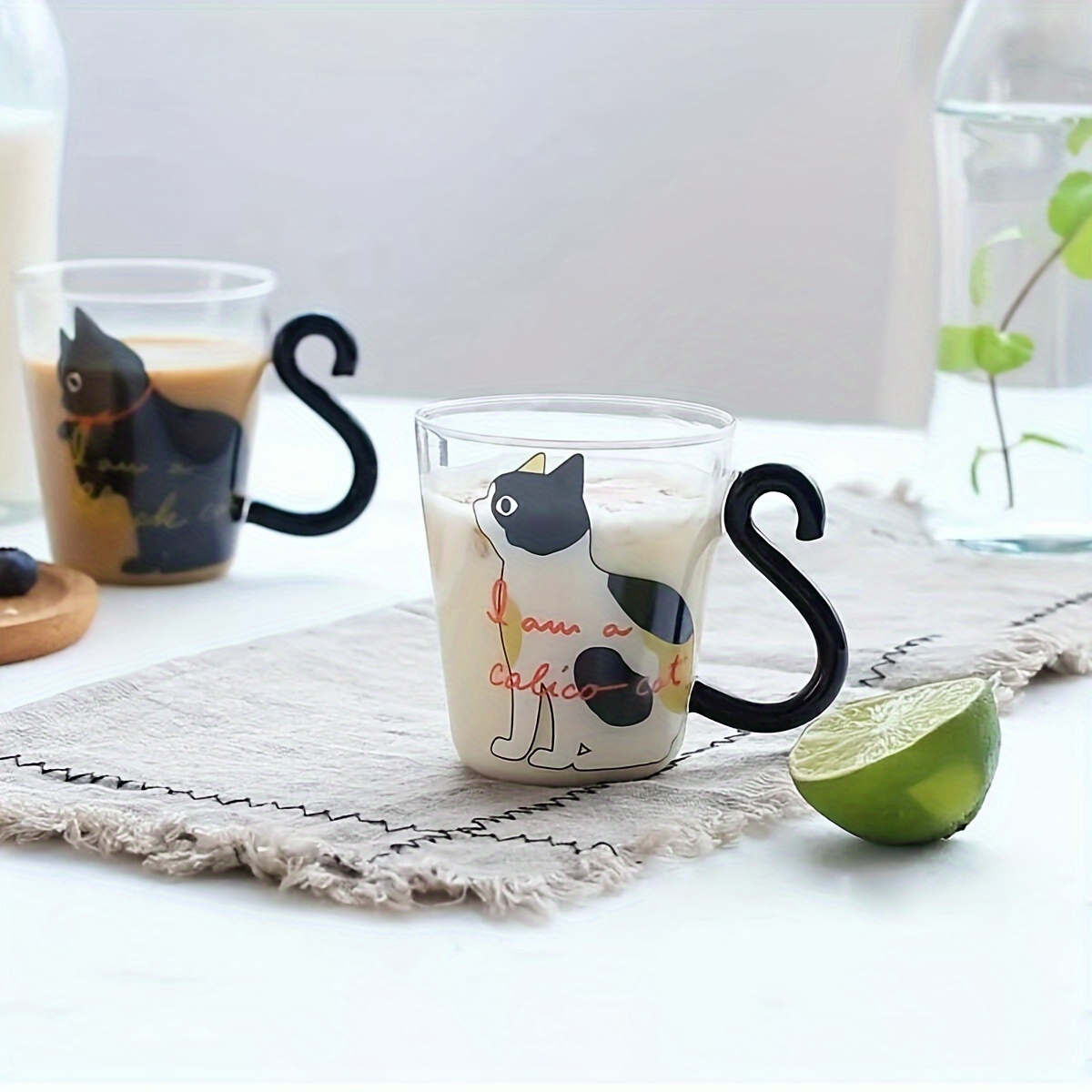 450ML Disney Mickey Mouse Coffee Mugs with Spoon Cartoon Goofy Milk Cups  Creative Fashion Handle Kids