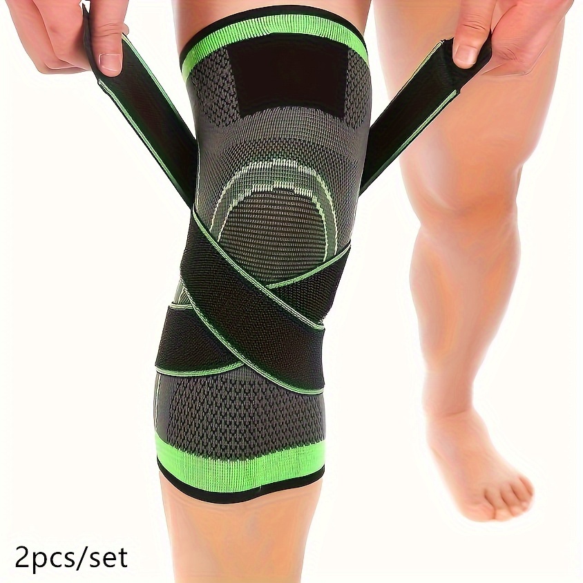 2Pcs Basketball Knee Pads Sport Leg Sleeves Protector Gear Crash Proof Anti  Slip 