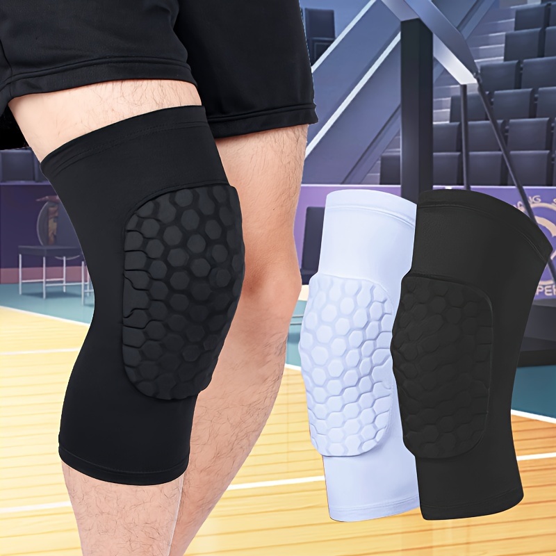 Knee Pads Wrestling Knee Sleeve Compression Leg Sleeves For Volleyball  Basketball, 2pcs Knee Compression Sleeve
