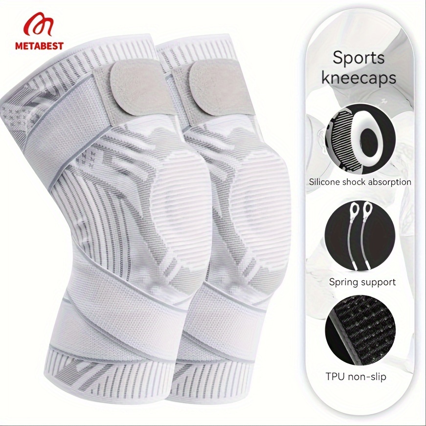 Silicon Meniscus Kneepad 1 Pcs Spring Knee Pads Support Patella Protector  Leg Arthritis Injury Gym Sleeve knee Brace basketball - AliExpress