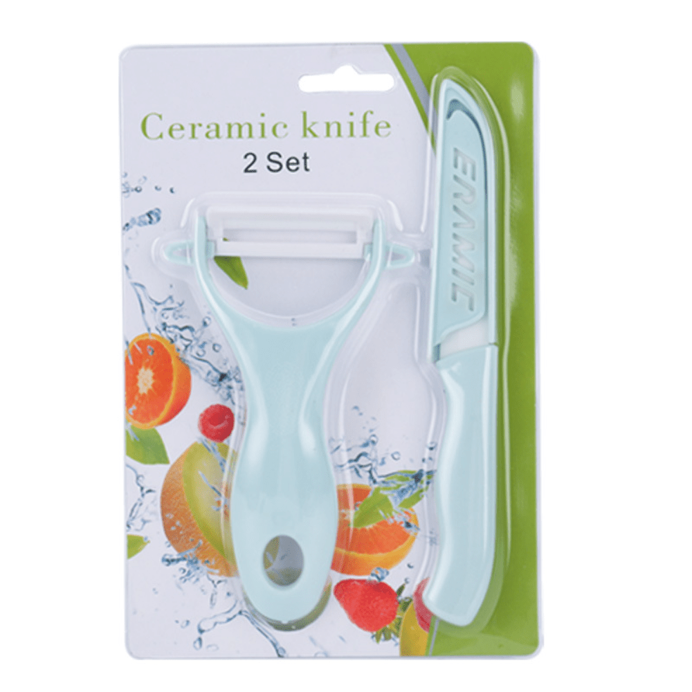 Ceramic Peeler, Fruit Knife Set, Kitchen Multifunctional Peeler, Two-piece  Set, Vegetable And Melon Shaver - Temu