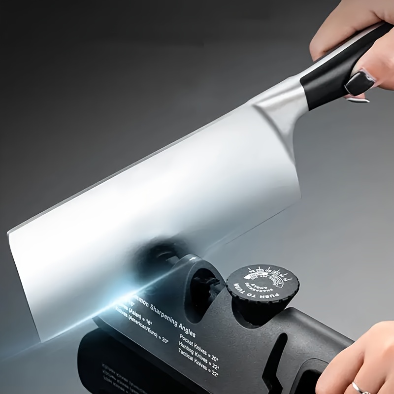 Tumbler Aiguiseur de couteaux à rouleau magnétique Système d'affûtage pour  couteaux de cuisine Ensemble d'aiguisage de couteaux de cuisine offre un  affûtage de 15 à 22 degrés : : Cuisine et Maison