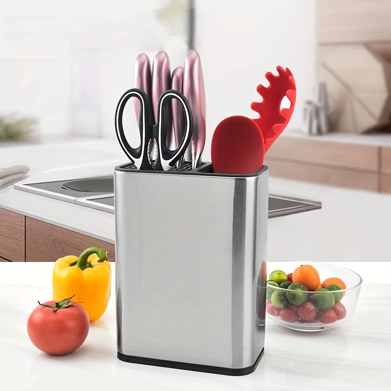 Kitchen Knife Set Block - Temu