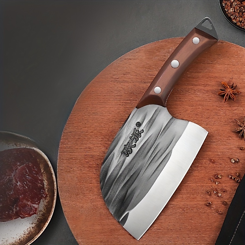 Professional Stainless Steel Meat Cleaver Knife Thicken - Temu