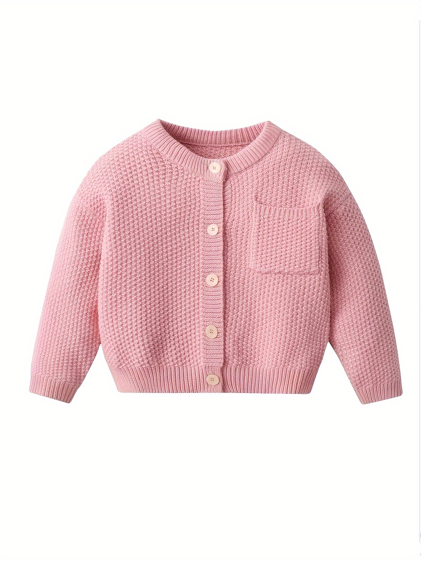 Girls' Knitted Cardigan, Autumn And Winter New Style Korean Style Baby Wool  Top, Children's Cherry Sweater Jacket