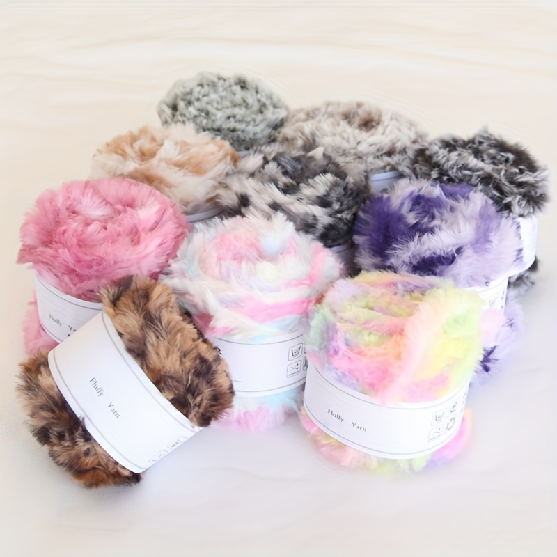 Imitation Mink Fleece Yarn Soft Yarn For Diy Knitting - Temu