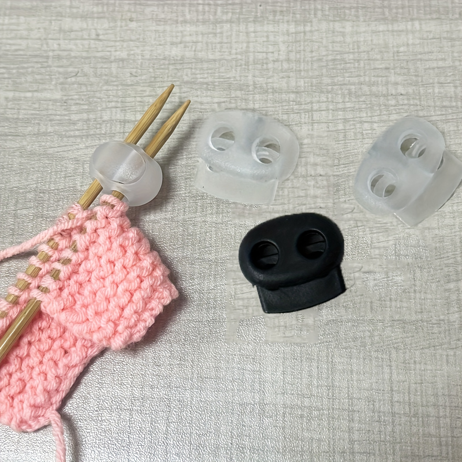 Stitch Keeping Cords And Stitch Stopper Kit, Stitch Holders, Point  Protector , Hollow Cords, Knitting Notions Hollow Pipe Tubing Rubber Cord Art  Supplies - Temu
