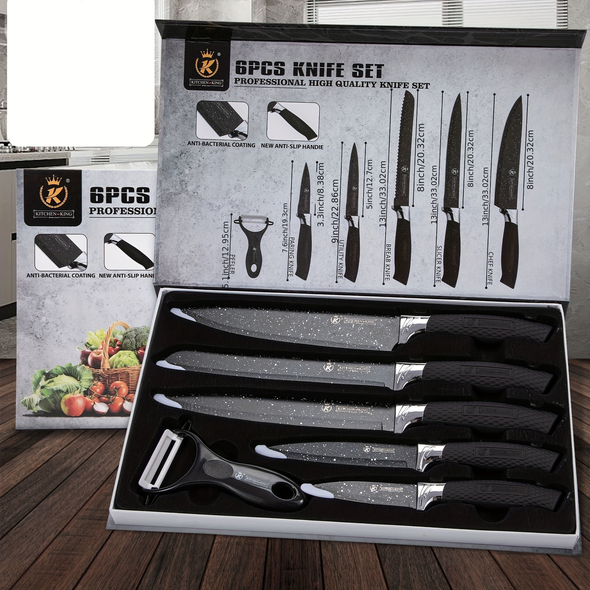 Kitchen King Professional Knife Set 6 Pcs