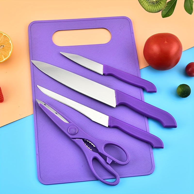 Wooden Knife Set * Plastic Knife Set Includes Cute Pattern - Temu