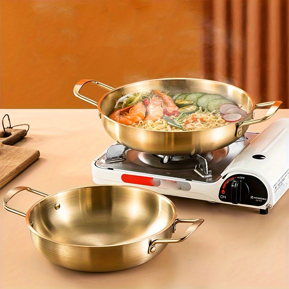 High-End Household Two-Hole Three-in-One Egg Frying Pan Household  Minimalist Pan Non-Stick Pan Gas Induction Cooker Universal - AliExpress