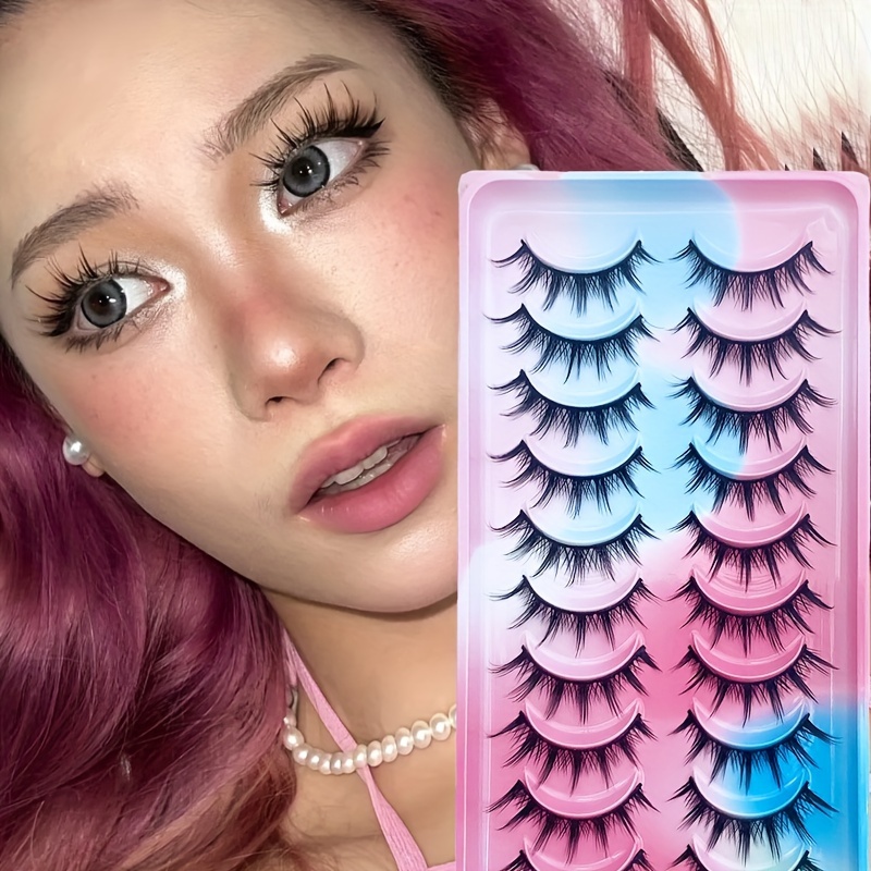 Spiky Manga Lashes - Anime Cosplay Eyelashes - Natural Clear Band - Doll  Eye Lash Pack - Japanese False Lashes For A Little Devil Look - Temu  Australia