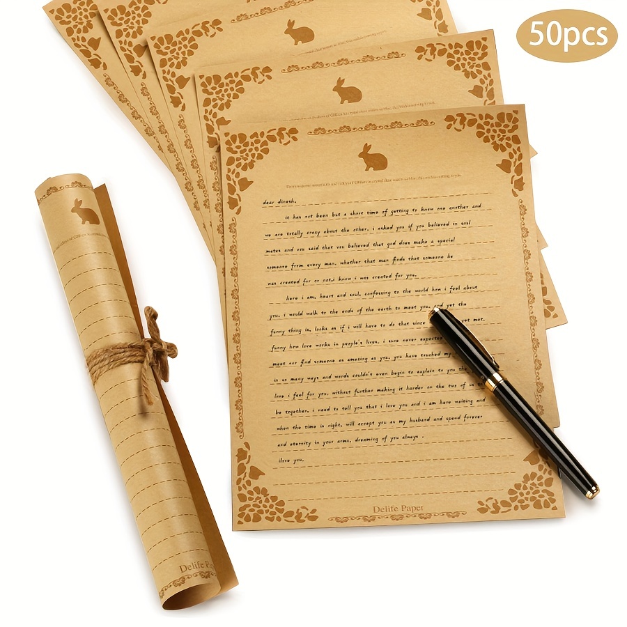 1pcs Retro Handmade Parchment Real Sheepskin Writing Paper for Special Card  Soft