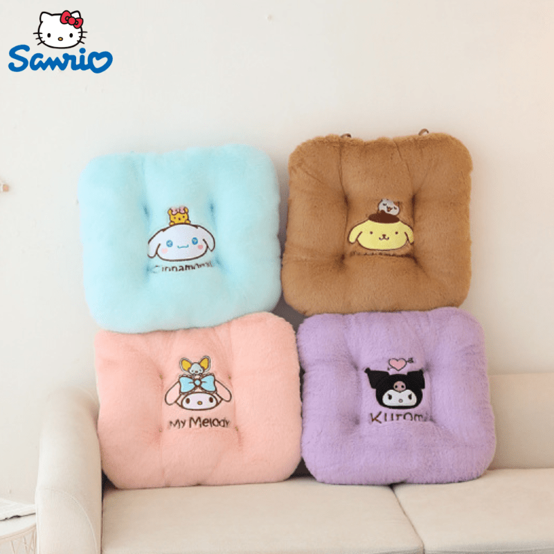 Sanrio Kawaii Hello Kitty Car Seat Neck Pillow Cartoon My Melody Car Bone  Pillow Neck Guard Car Interior Decoration Auto Parts 