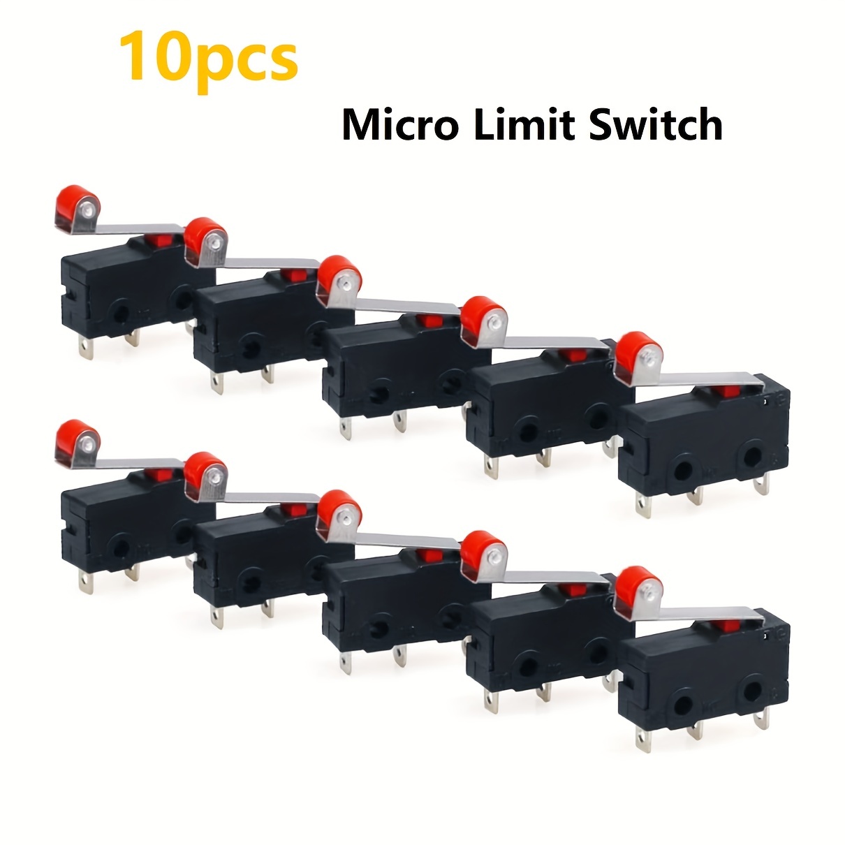  Quentacy 5Pcs Push Button Switch 12V Wired RV Waterproof On-Off  Micro Light Toggle Switches for Motorcycle Car Truck Boat Marine (Black) :  Automotive