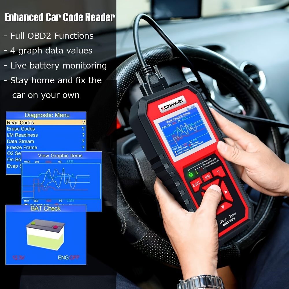 Strumento Scansione Diagnostica Scanner Auto Obd2 V318 2 - Temu Switzerland