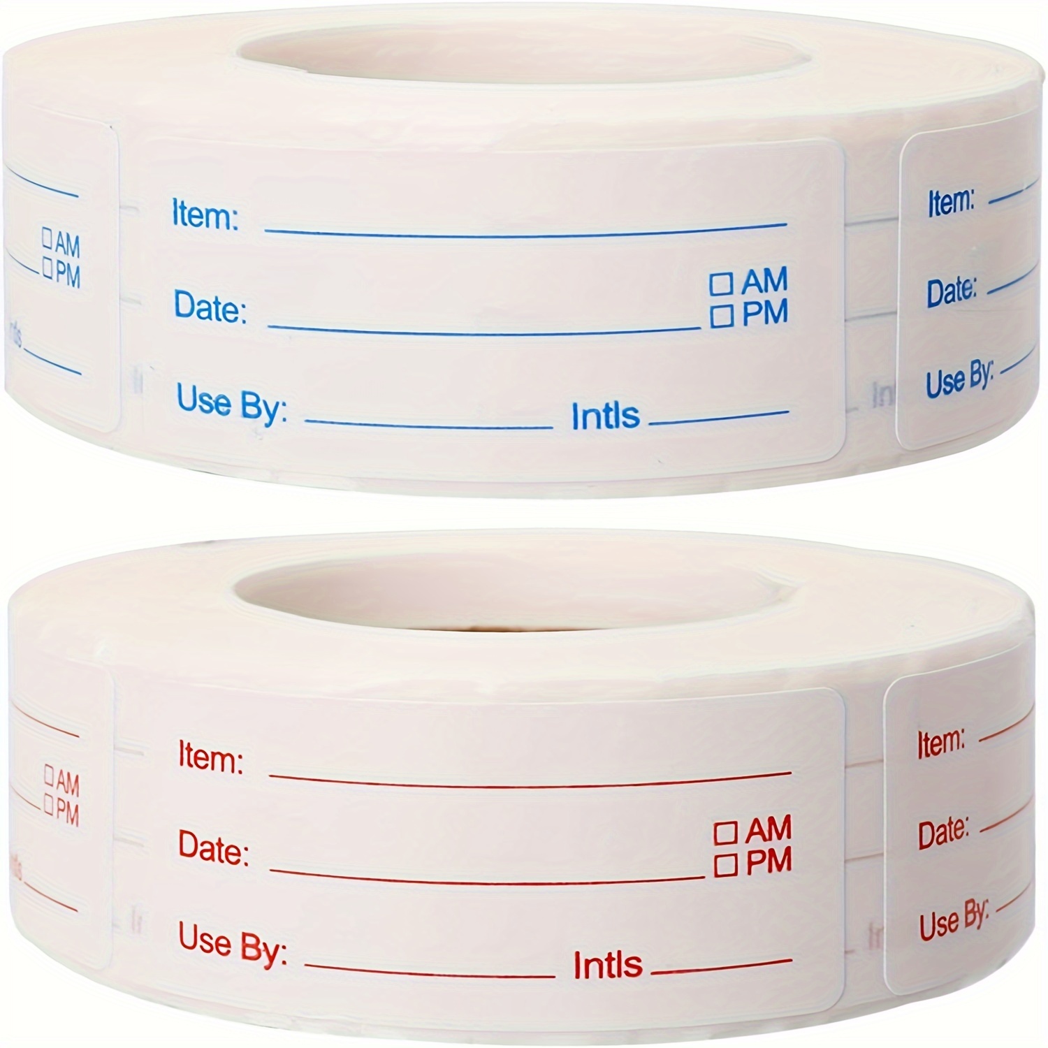 Food Labels Dissolvable by Food Safe - Leaves No Adhesive Residue Dissolves  in Water in 30 Seconds Perfect for Reusable Containers - 500 Labels Per  Roll 
