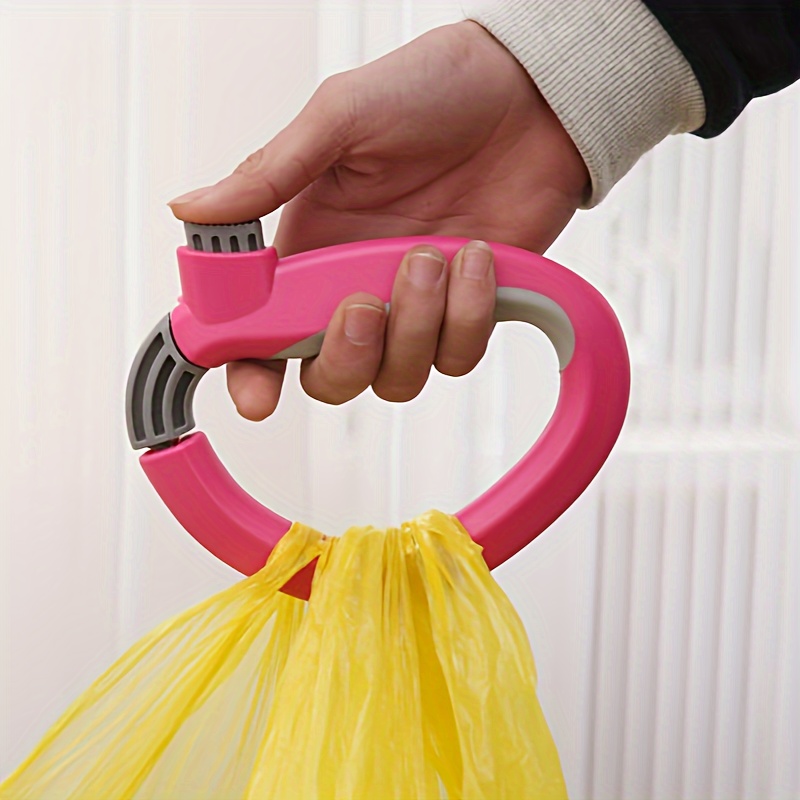  Click & Carry Grocery Bag Carrier, 1 Blue Handle & 2 Purple  Reusable Bags - As seen on Shark Tank, Soft Cushion Grip, Hands Free  Grocery Bag Carrier, Plastic Bag Holder