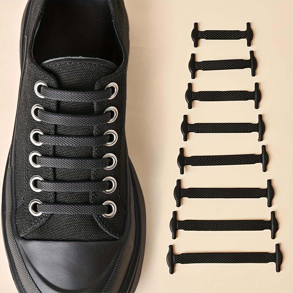 1 Set Cordones Elásticos Moda Zapatillas Zapatos Planos - Temu Chile
