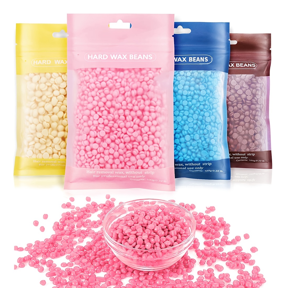  Hard Wax Beads For Hair Removal 100g 35 OZ Total 10 Colors  Hard Wax Beans Pack Bulk Wax Pearls For Home Waxing Waxing Sticks for Hard  Wax : Beauty & Personal Care