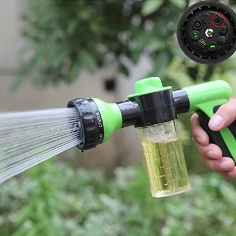 1L Car Wash Foam Tank with Water Gun Car Wash Machine Nozzle Sprayer Garden  Watering Cleaning Cleaning Tool