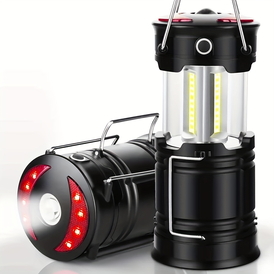 Portable Camping Hurricane 30 COB LED Collapsible Lantern Light Lamp 1000  Lumen