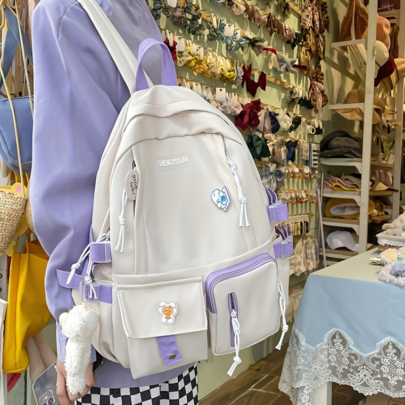 New Korean Style Women Backpack Harajuku Ulzzang Junior High School Student  School Bag For Girl Female Small Mini Travel Bagpack