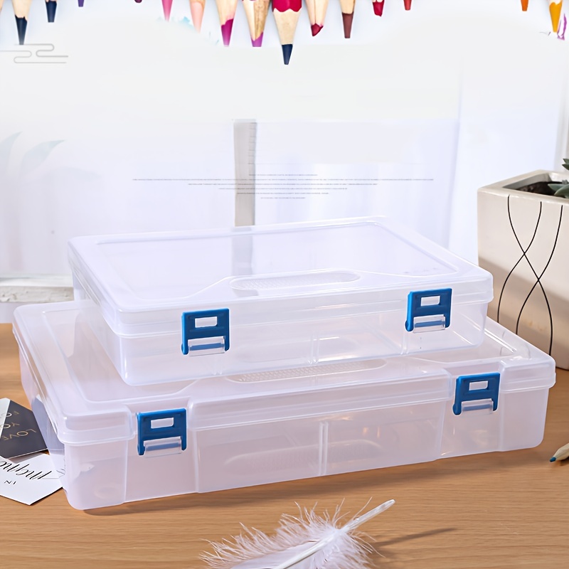 12 cajas pequeñas transparentes transparentes de 4 pulgadas para el hogar,  la cocina y las artes y manualidades (caja plana)