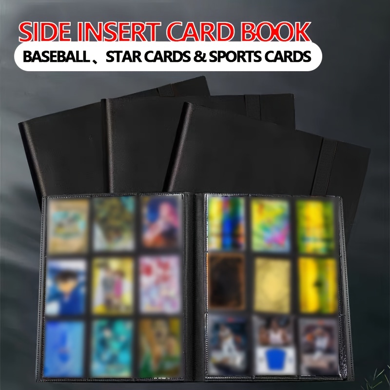 Card Binder Trading Cards Case With 55 Sleeves, 4-Pocket Card Book Holder  Fits 440 Cards for TCG Game Cards Collection, Sports Trading Cards  Collector Album Dragon 440cards