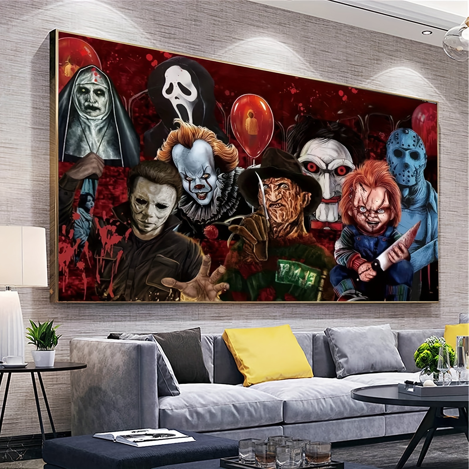 Halloween Diamond Art Painting Kits For Adults Horror - Temu