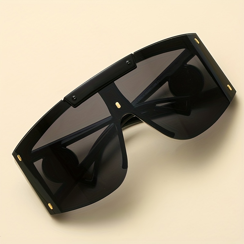 Business Men's Sunglasses New Fashion Creative Goggles Square Sunglasses,Temu
