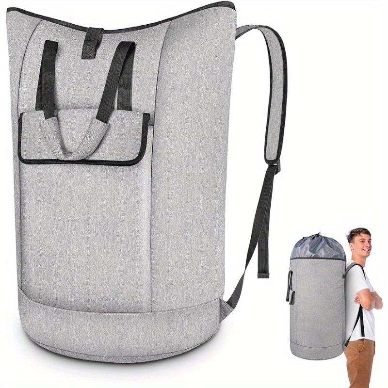 Backpack Laundry Bag Textured Gray - Brightroom™ : Target