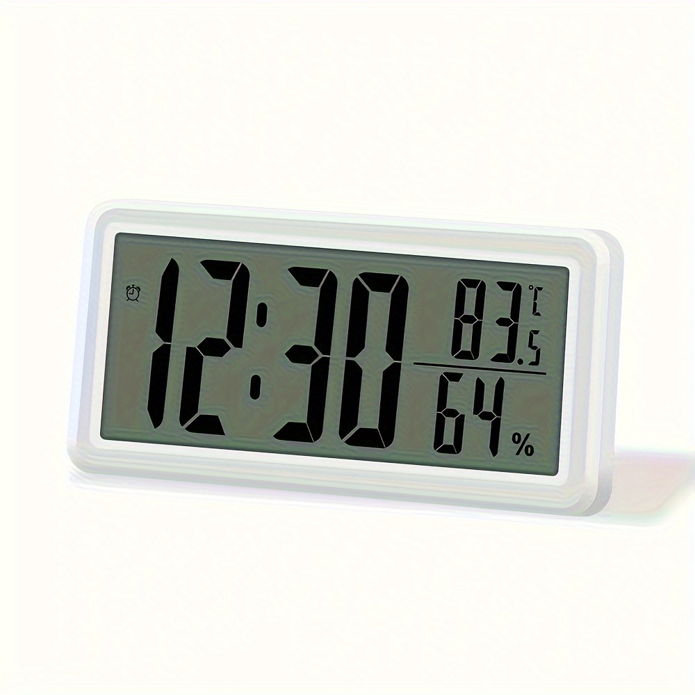 Reloj Despertador con Espejo LED Digital Electrónico USB Recargable Modo de  Atenuación Automática Proyector Pequeño Snooze 12/24H Configuración LCD Pa  Letra blanca negra Soledad Despertador digital
