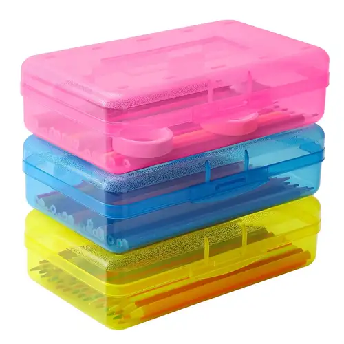  Plastic Crayon Boxes