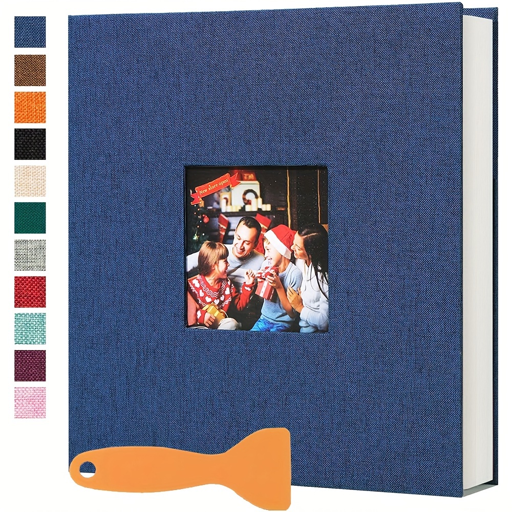  3 Inch 64 Pockets Photo Album Interstitial For Case Mini  Picture Storage Photo Albums For 4x6 Photos Holds 500 With Memo : Home &  Kitchen