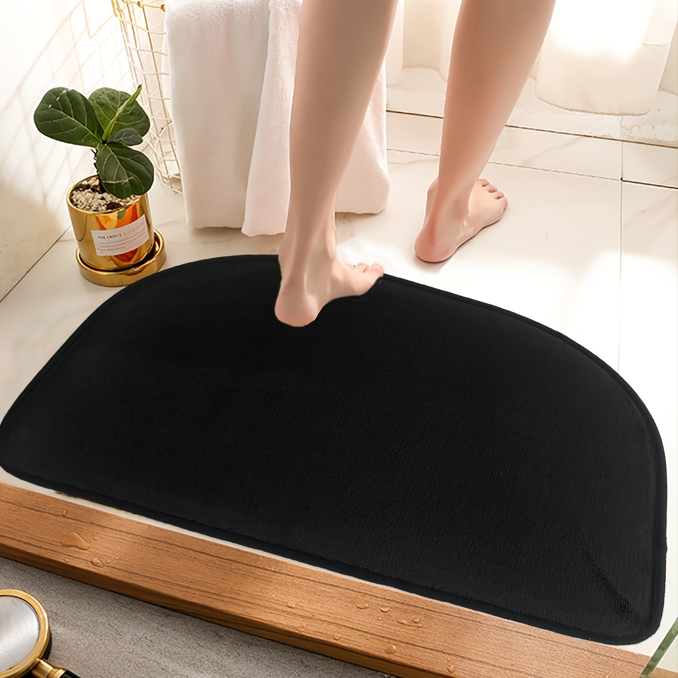 Large Size Bathroom Non slip Floor Mat Non slip Absorbent - Temu