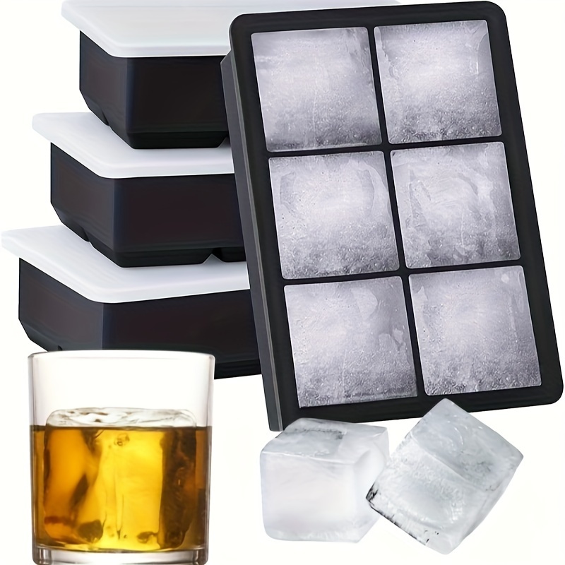 Comprar Molde para hacer cubitos de hielo de Whisky de 4 cavidades, molde  esférico, herramienta de cocina, molde de bola de hielo de silicona,  rejilla de hielo redonda
