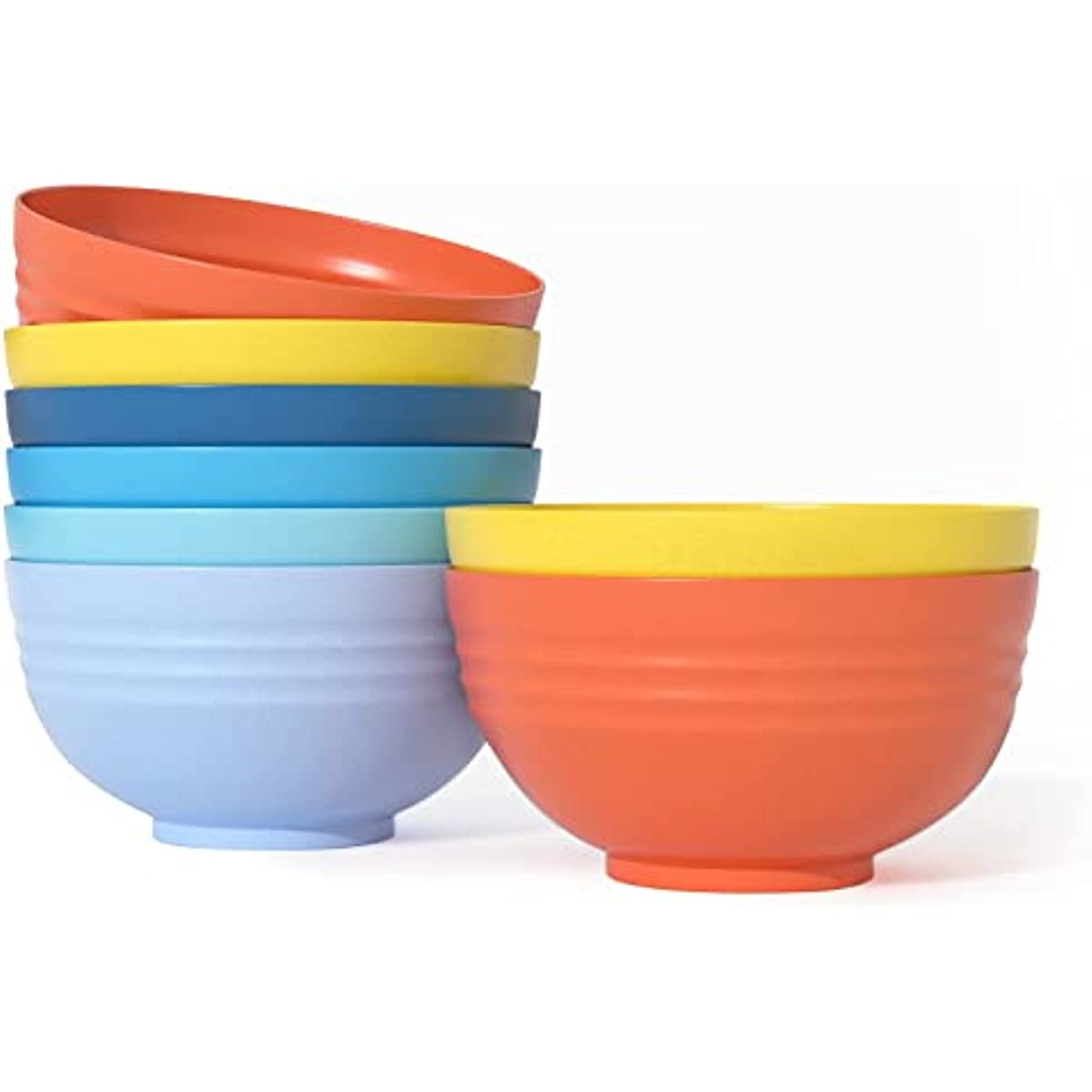 BMS Lifestyle Pack of 9 Plastic UTC Brook Design Plastic Bowls