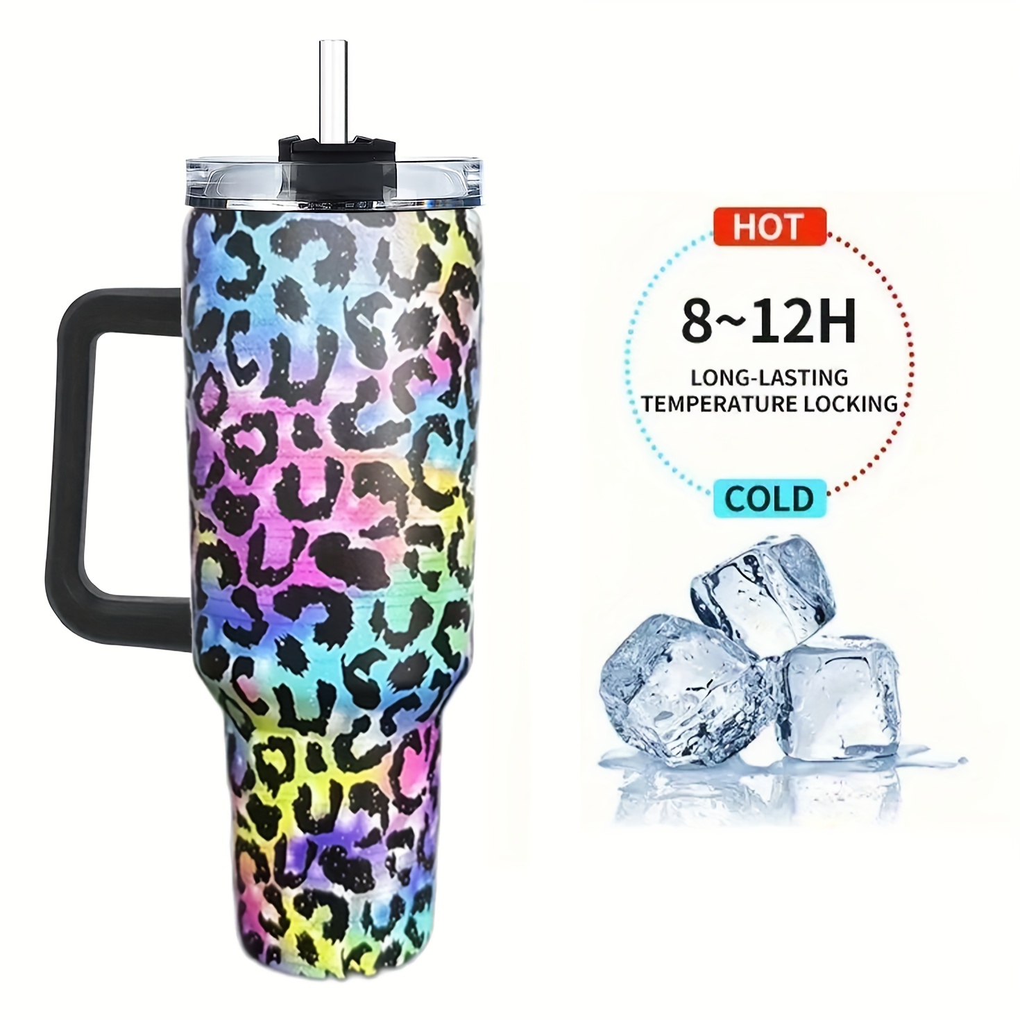 1pc Plastic Cup Straw Cup For Women Portable Drinking Cup Lock Water Cup  With Large Capacity