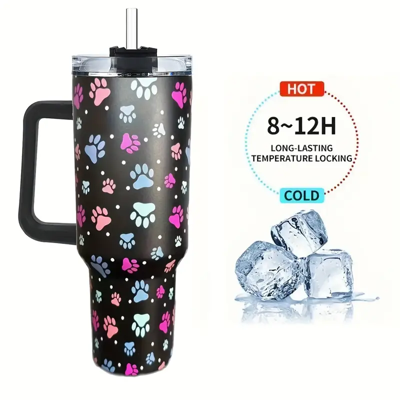 Large Stainless Steel Water Bottle With Handle And Straw Lid - Portable  Tumbler For Home And Travel - Perfect For Milk, Tea, And Coffee - Heat  Preservation Mug Cup With Handle - Temu