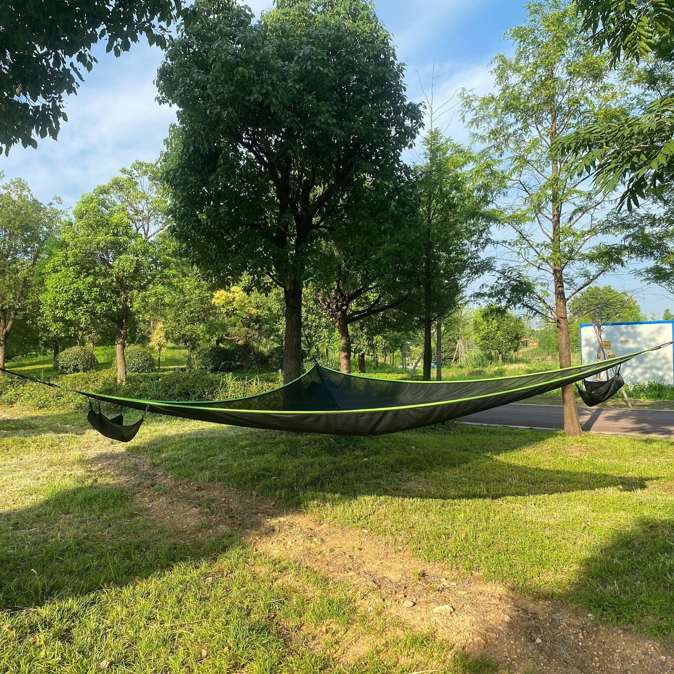 Stacked hammocks outlet