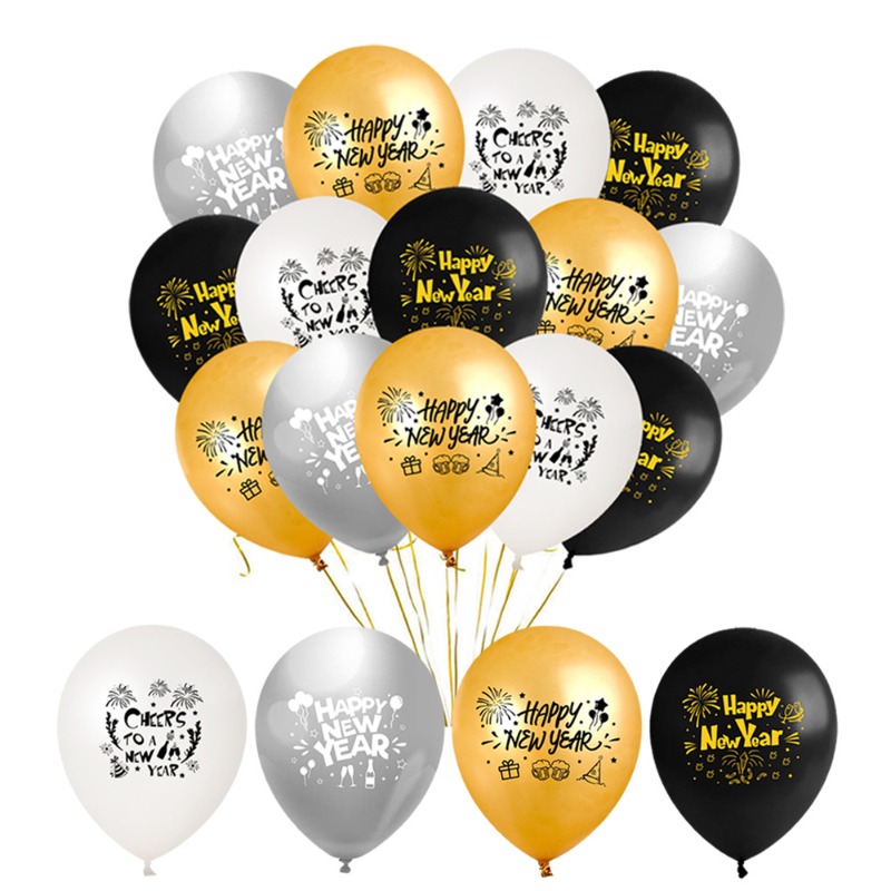 5 Unidades Globos Negros Grandes Globos Fiesta Látex (18 - Temu