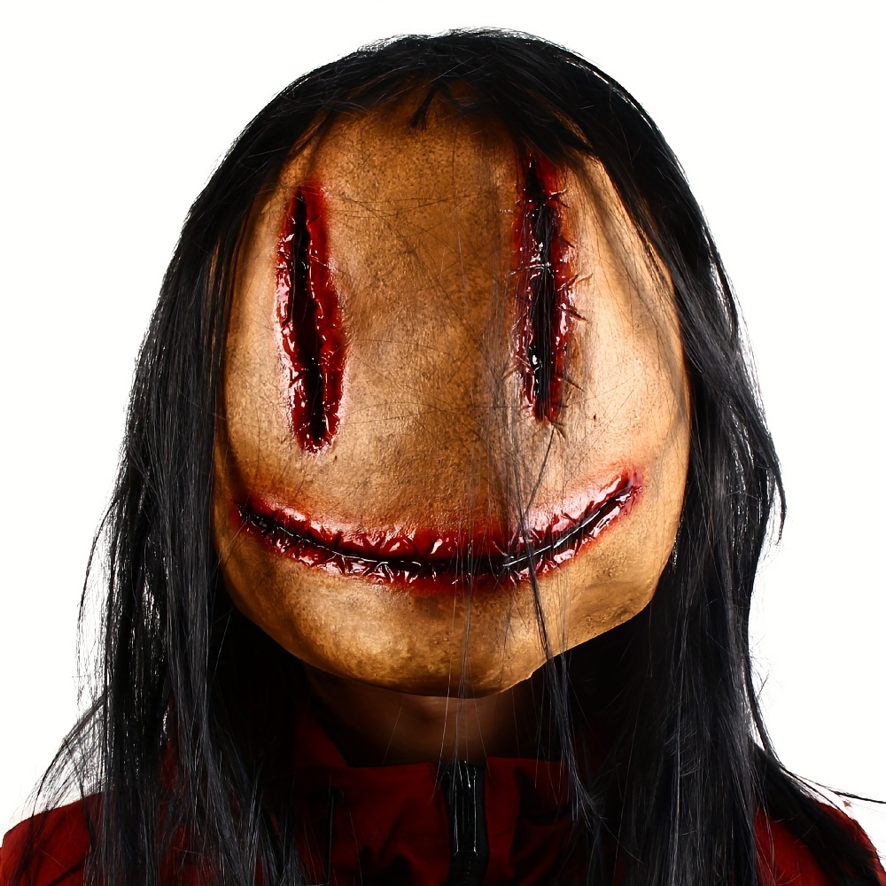 Máscara de payaso malvado aterrador para asesino Jack en caja, máscara de  cosplay, disfraz de terror, accesorio de Halloween para adultos