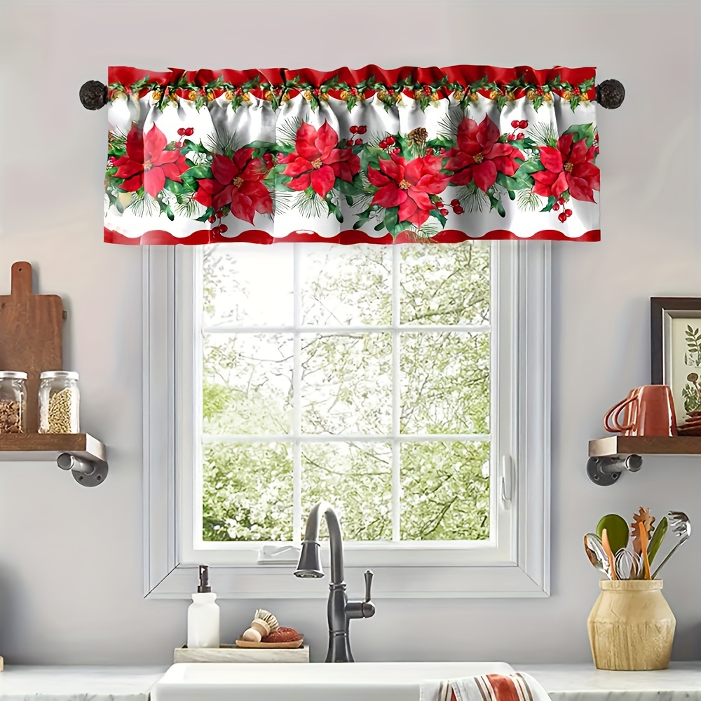 Christmas Kitchen Curtains - Temu