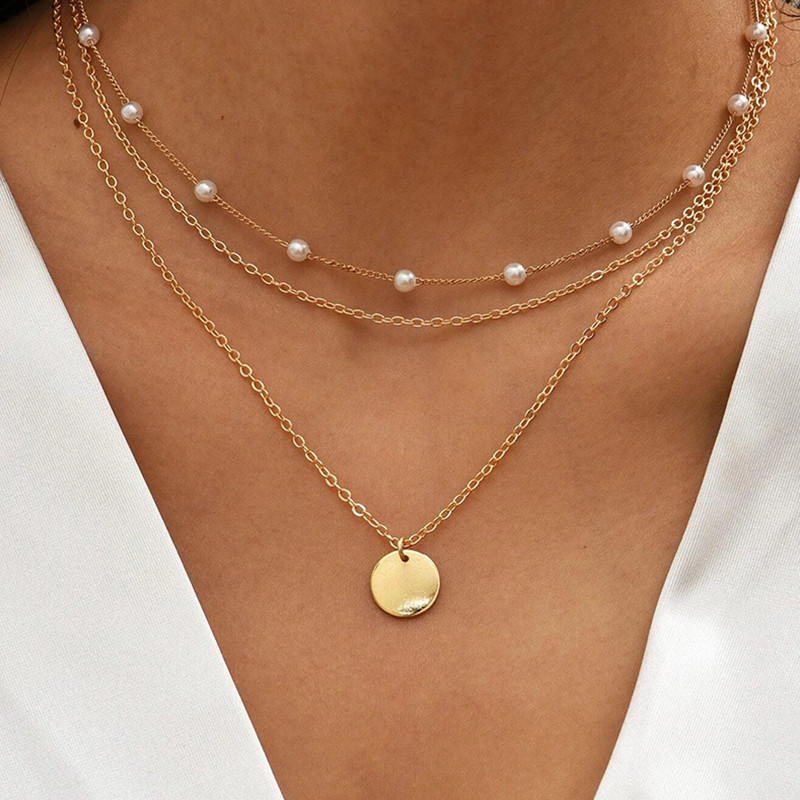 Pearl n 2025 gold necklace