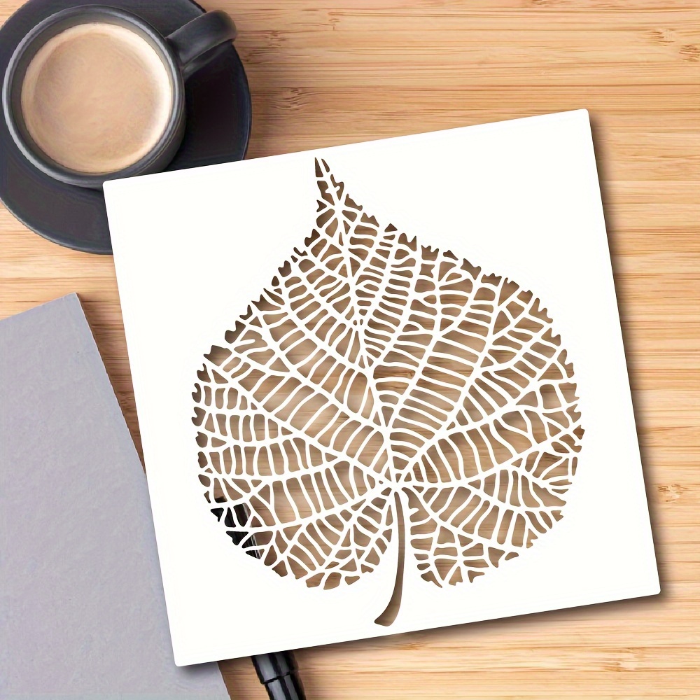 Leaf Stencil Wall - Temu