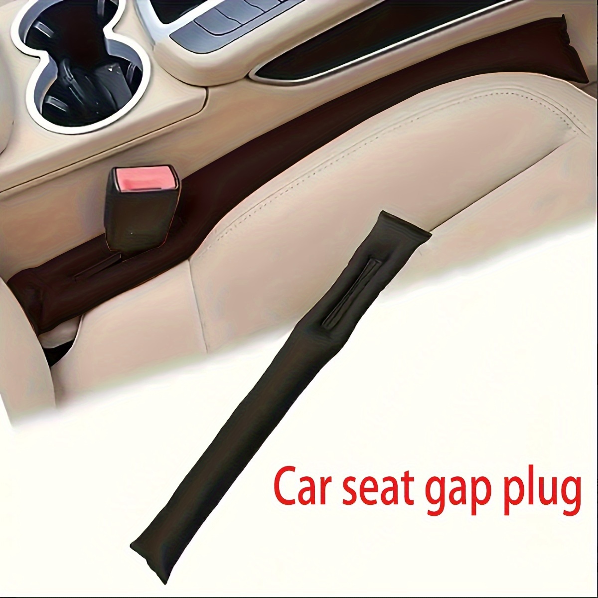 2pcs Drop Stop Car Seat Gap Filler Car Seat Gap Stopper Plug