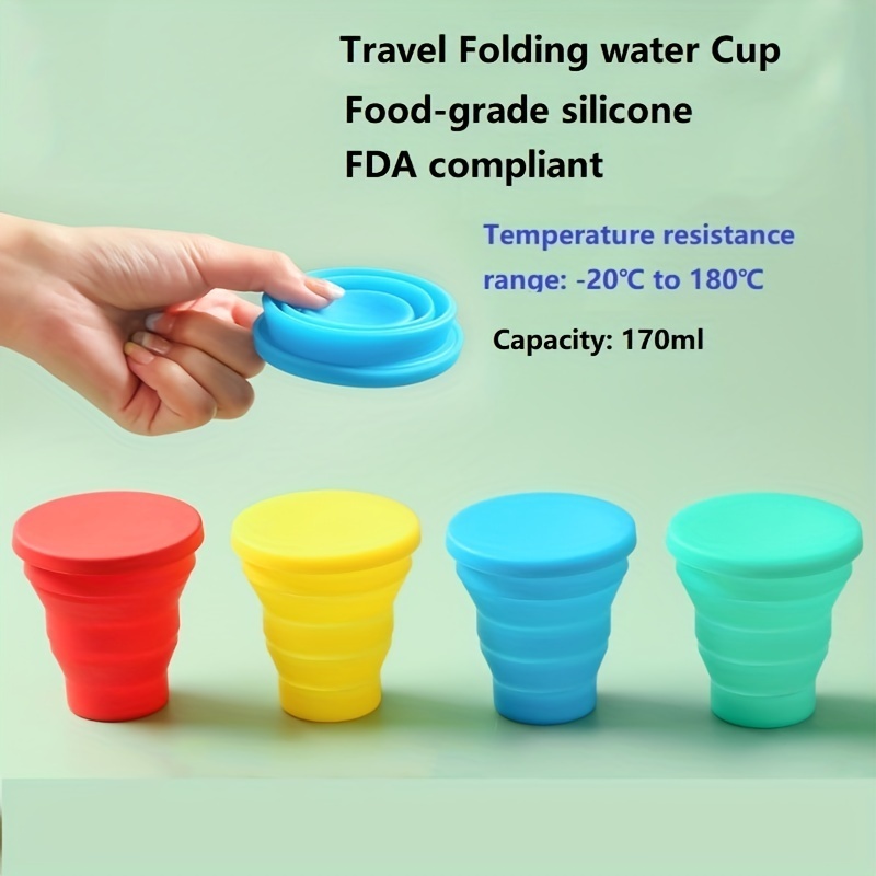 270 ml Collapsible Measuring Cups Portable Drinking Cup Silicone Measuring  Tools