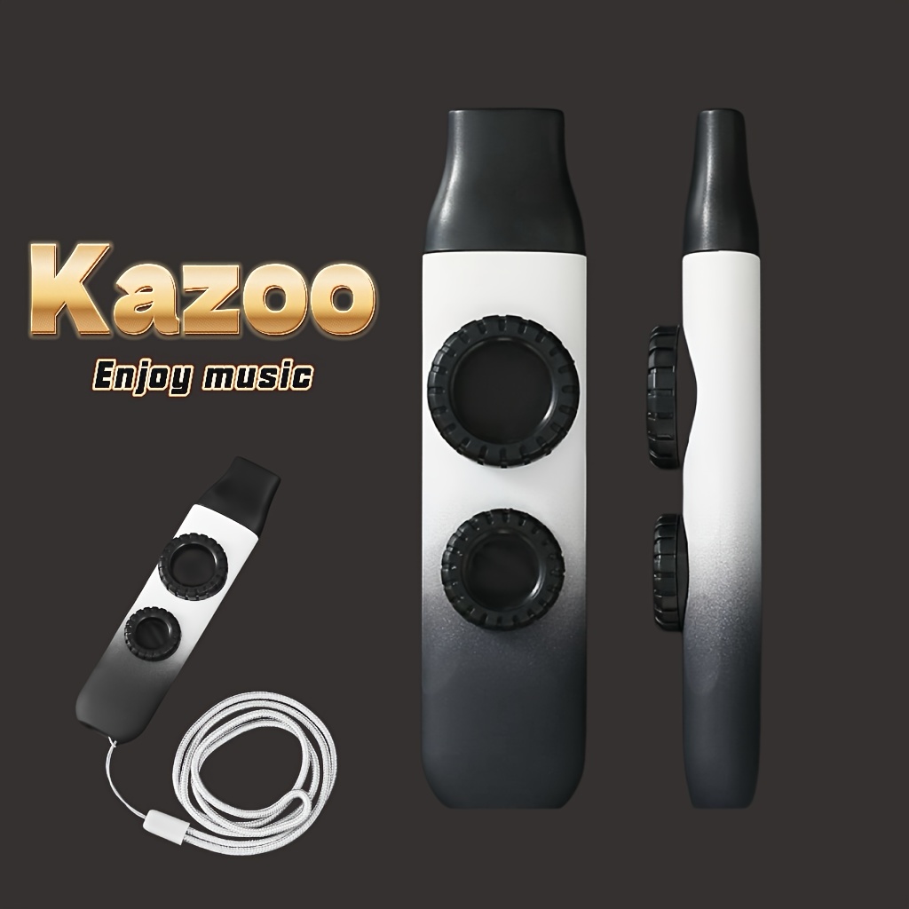 1pc métal Kazoo avec 6 Kazoo flûte diaphragme bouche flûte Harmonica pour  débutants enfants adulte fête cadeaux Instrument de musique - AliExpress