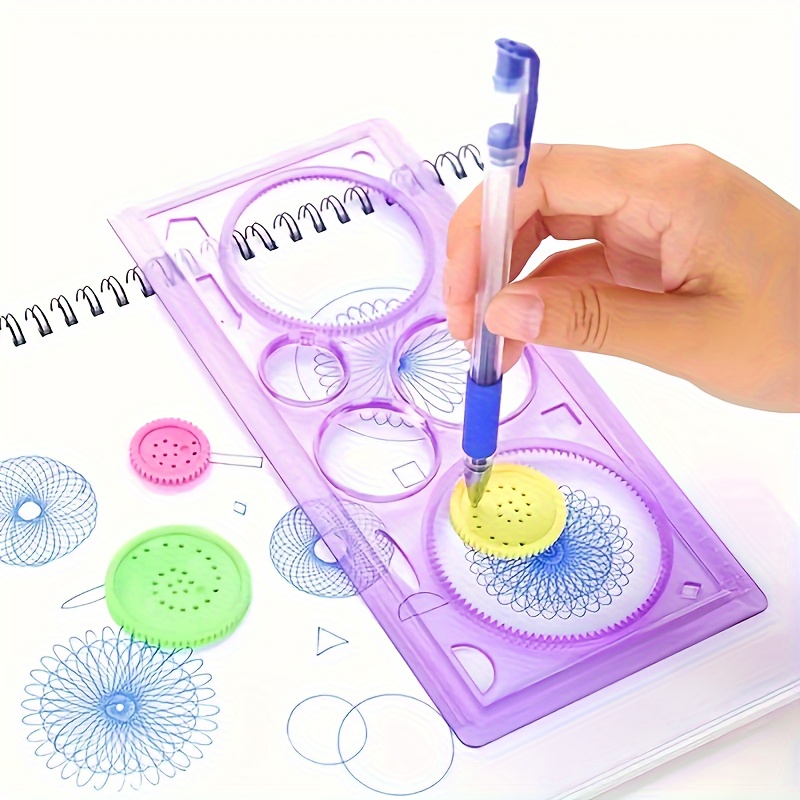 Spirograph, Fun Shapes Drawing Art Set, Classic Spirograph Gear Gioca Con  Nuove Forme, Fai Da Te Il Tuo Modello - Giochi E Giocattoli - Temu Italy